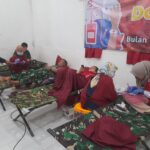 Partisipasi Babinsa Koramil 03/SE dalam Donor Darah untuk Peringatan Bulan K3 Nasional 2025