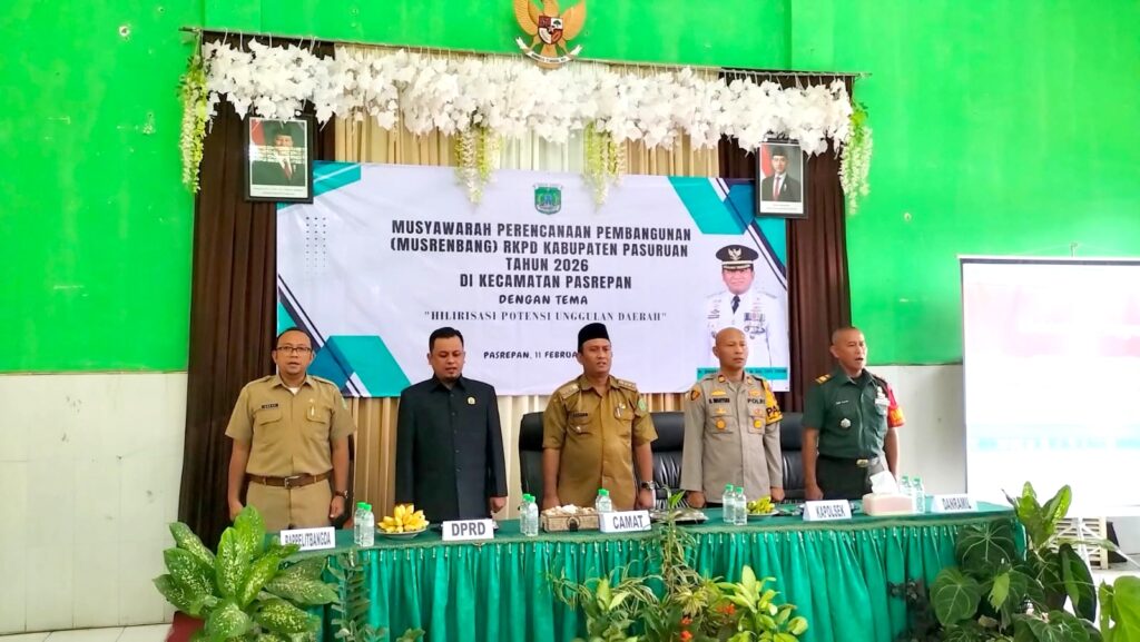 Danramil 0819/17 Pasrepan Hadiri Musrenbang RKPD Kabupaten Pasuruan