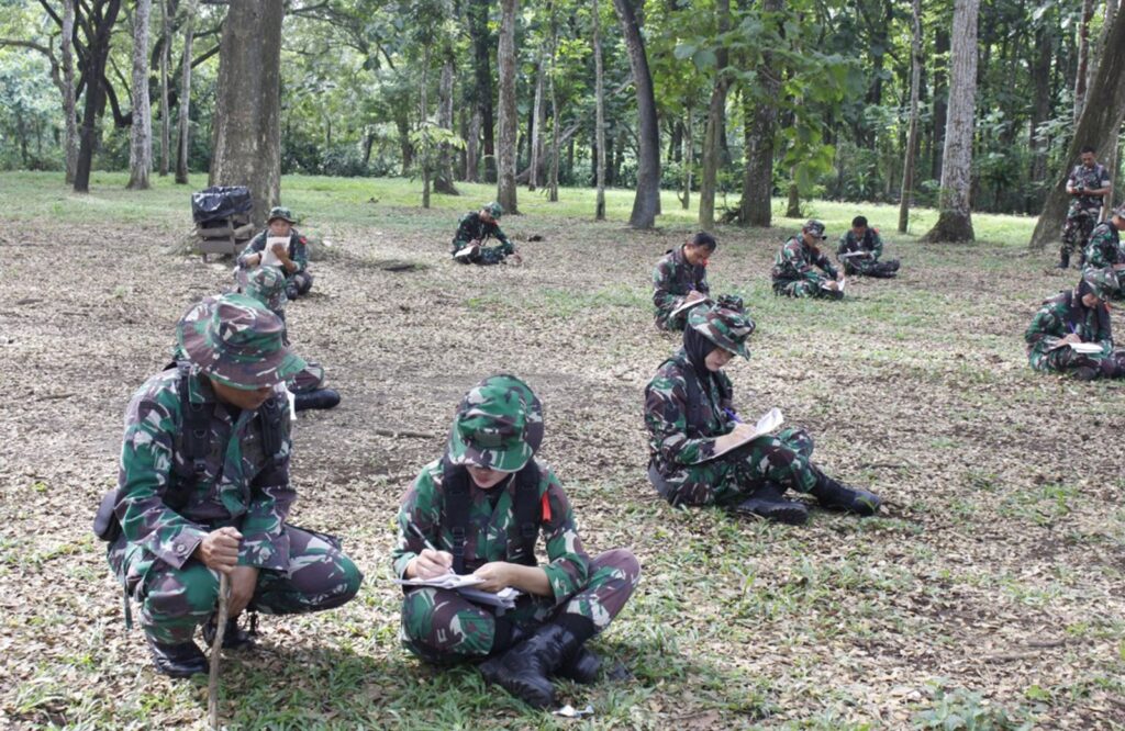 Asah Kemampuan Dasar Prajurit, Anggota Kodim 0808/Blitar Ikuti Uji Terampil Perorangan Teritorial