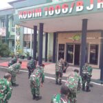 Prajurit Kodim 1006/Bjr Lakukan Penyegaran Fisik Pasca Pengamanan Pilkada