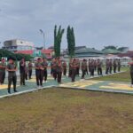Jumat Sehat,Personil Kodim 1015/Sampit Laksanakan Olahraga Bersama