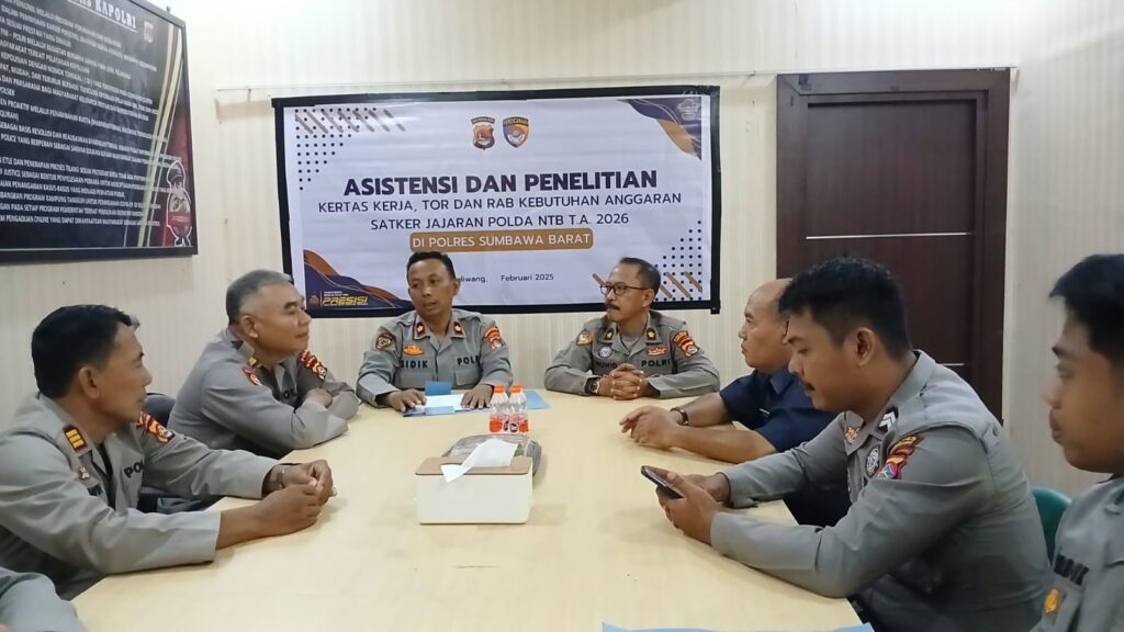 Polda NTB Laksanakan Asistensi Anggaran di Polres Sumbawa Barat