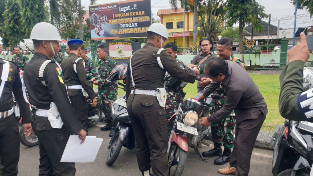 Subdenpom VI.2-2/ Bjb ” Gaktib Dan Sosialisasikan Ke Kodim 1006/Banjar