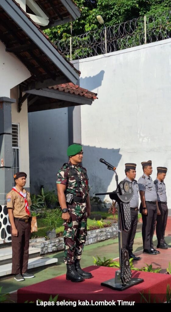 Babinsa Selong Ajak Warga Binaan Lapas Jadikan Catur Warga sebagai Pedoman Hidup