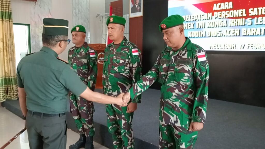 Lepas Satgas Yonmek TNI Konga XXIII-S Unifil Lebanon, Ini Pesan Penting Dandim 0105/Abar