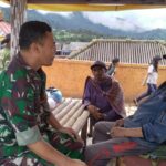 Ciptakan Keakraban dengan Warga, Babinsa Lakukan Komsos
