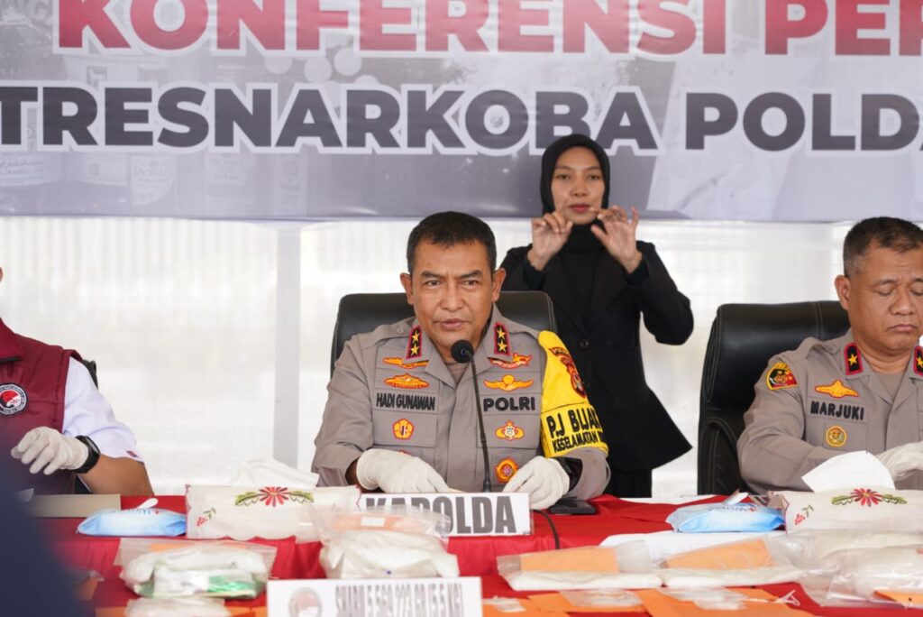 Ditresnarkoba Polda NTB Gelar Konferensi Pers, Musnahkan 5,5 Kilo Shabu