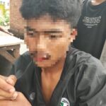 Polres Loteng Amankan Terduga Pelaku Curat Dari Amukan Massa di Prateng.