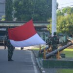 Perdana di Bulan Suci Ramadan, Kodim 1006/Bjr Gelar Upacara Bendera 