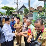 Pererat Silaturahmi dengan Masyarakat, Danramil Dampingi Menteri Sosial Laksanakan Safari Ramadhan