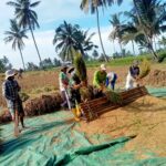 Babinsa Desa Kumbang Dampingi Sergab di Lahan Petani Dusun Kumbung Selatan