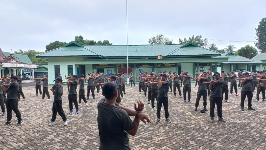 Kodim 1002/HST Gelar Olahraga Bersama di Bulan Ramadhan