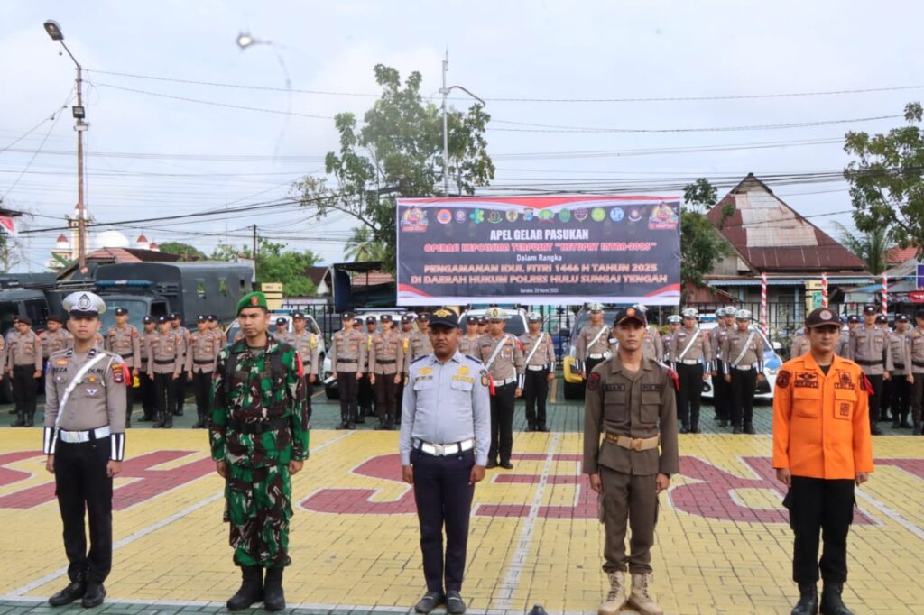 TNI-Polri Bersatu, Sukseskan Operasi Ketupat Intan 2025 di Hulu Sungai Tengah