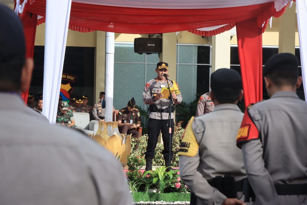 Operasi Ketupat Rinjani 2025, Polres Loteng Libatkan Ratusan Personel Gabungan.