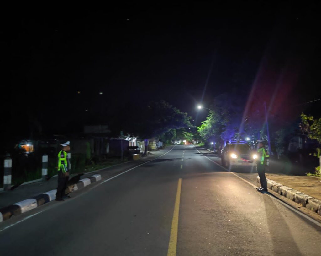 Sat Lantas Rutinkan Patroli Malam Hingga Subuh Cegah Balap Liar dan Balap Lari