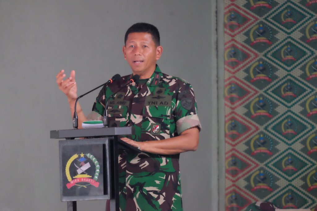 Danrem 162/WB Kunjungi Kodim 1620/Loteng, Tegaskan Bahaya Narkoba & Judi Online