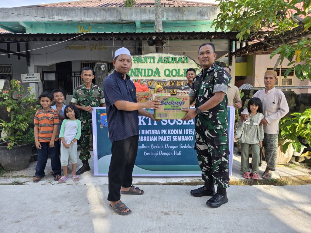 Indahnya Berbagi,Bintara PK Kodim 1015/Sampit Gelar Baksos Di Panti Asuhan