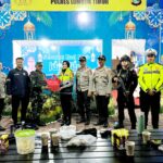 Babinsa Kelurahan Selong Bersama Tim Gabungan Laksanakan Monitoring di Pospam Simpang Empat Pancor