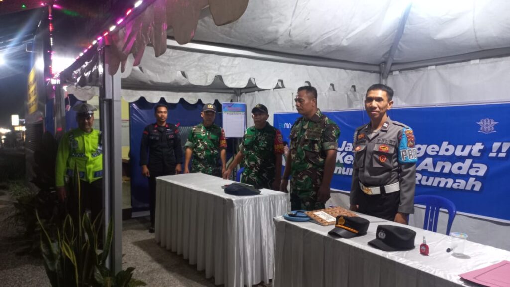 Sinergitas TNI-Polri Gelar Pengamanan Pos Pam Ketupat di Wilayah Lombok Tengah