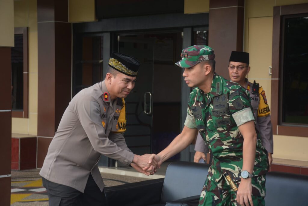 Dandim dan Polres Bersama Instansi Terkait Gelar Apel Gabungan Patroli Malam Lebaran
