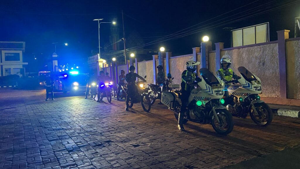 Kodim 0912/Kubar dan Polres Kubar Gelar Patroli Malam Takbiran Hari Raya Idul Fitri 1446 Hijriyah