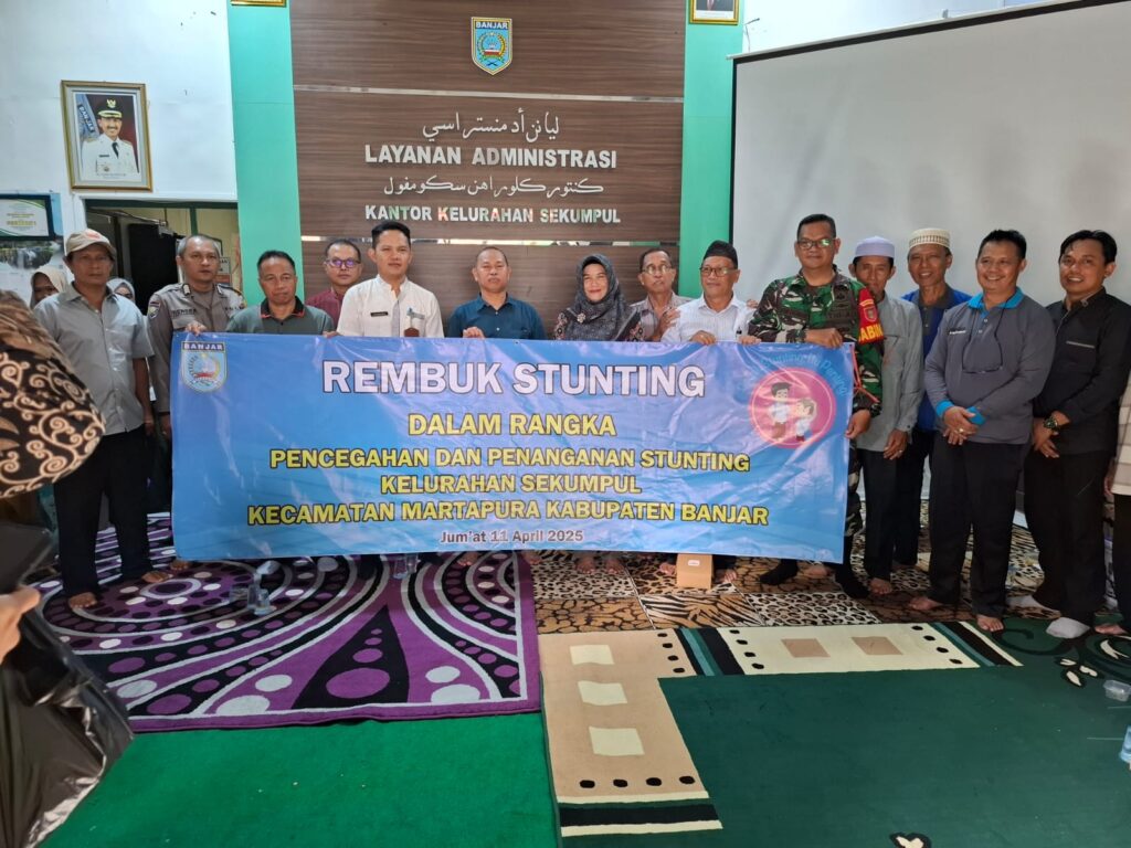 Babinsa Hadir dalam Rembuk Stunting di Kelurahan Sekumpul