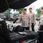 Polres Lombok Tengah Gelar Personel Dan Sarpras Amankan Hari Buruh 1 Mei 2025