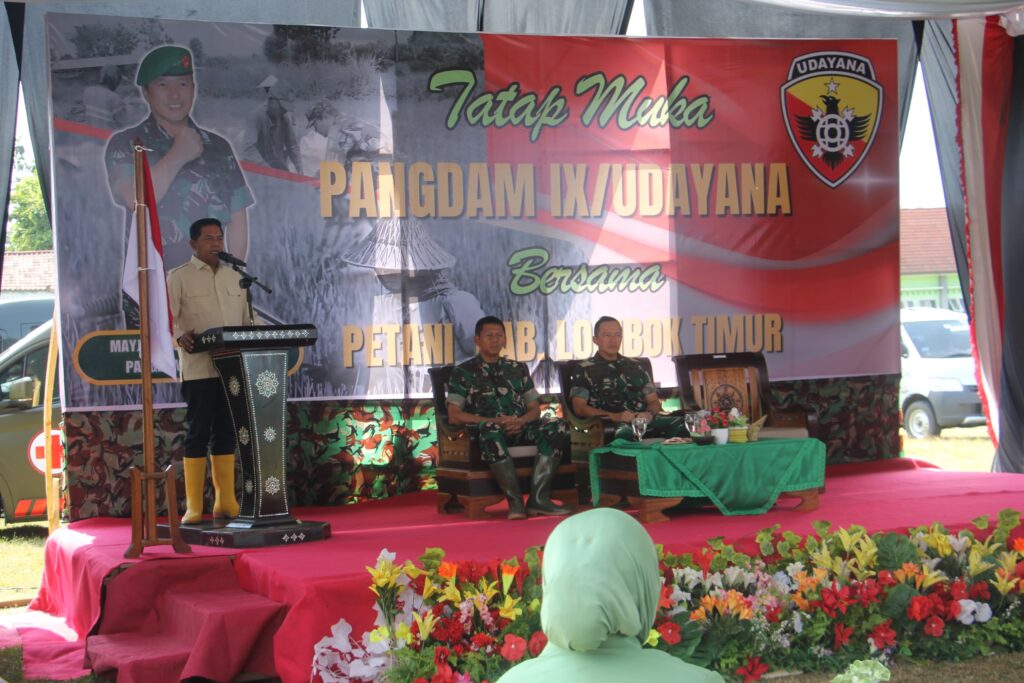 Bupati Lombok Timur H. Hairul Warisin Hadiri Panen Raya Bersama Panglima Kodam IX/Udayana di Kecamatan Terara