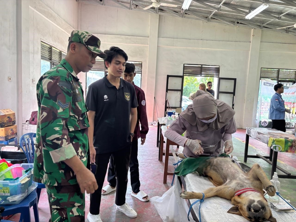 Vaksinasi dan Sterilisasi Anjing Liar Digelar di Langko
