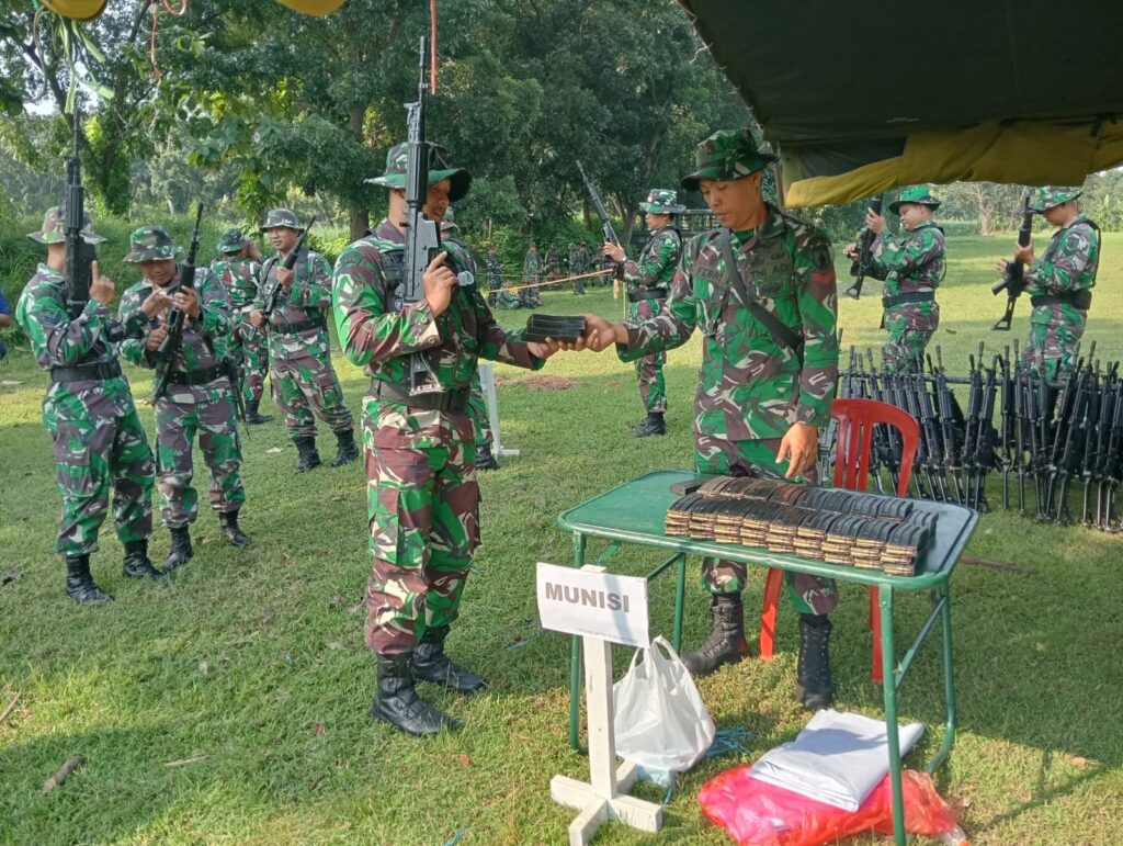 Asah Kemampuan Tempur, Kodim 0819 Pasuruan Gelar Latihan Menembak