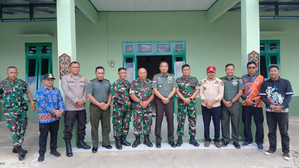Komandan Kodim 1015/Sampit Dampingi Tim Dalprog Kodam XII/Tpr Meninjau kesiapan banguna Koramil Seruyan Raya