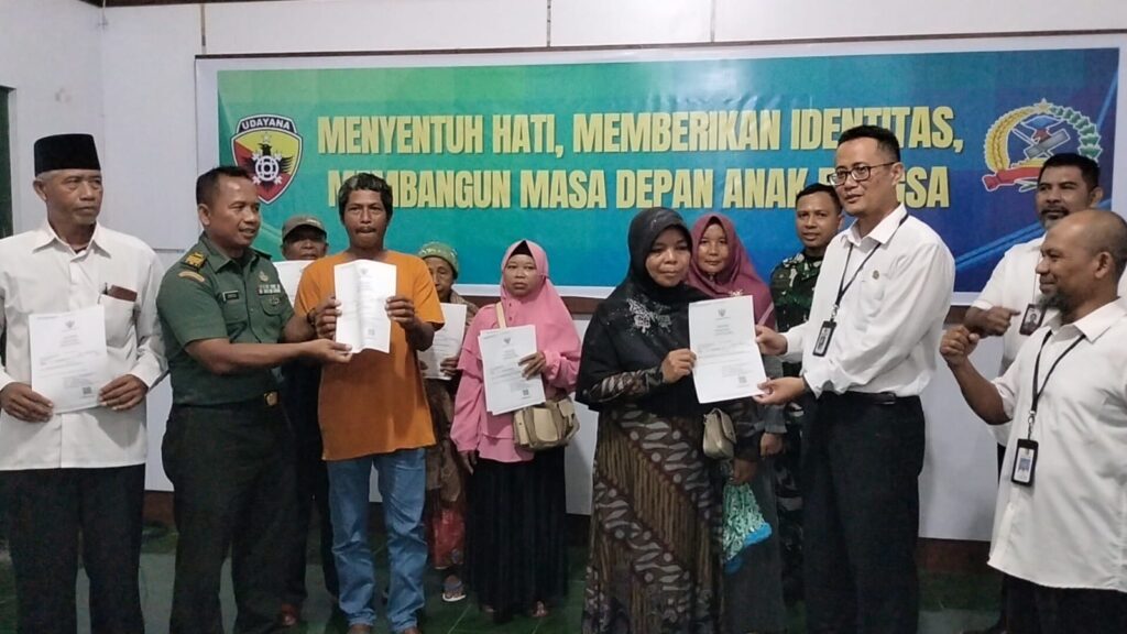 Kodim 1615/Lotim Gandeng Dukcapil Gelar Lomba Karya Bakti: Sentuhan Hati untuk Identitas Anak Bangsa