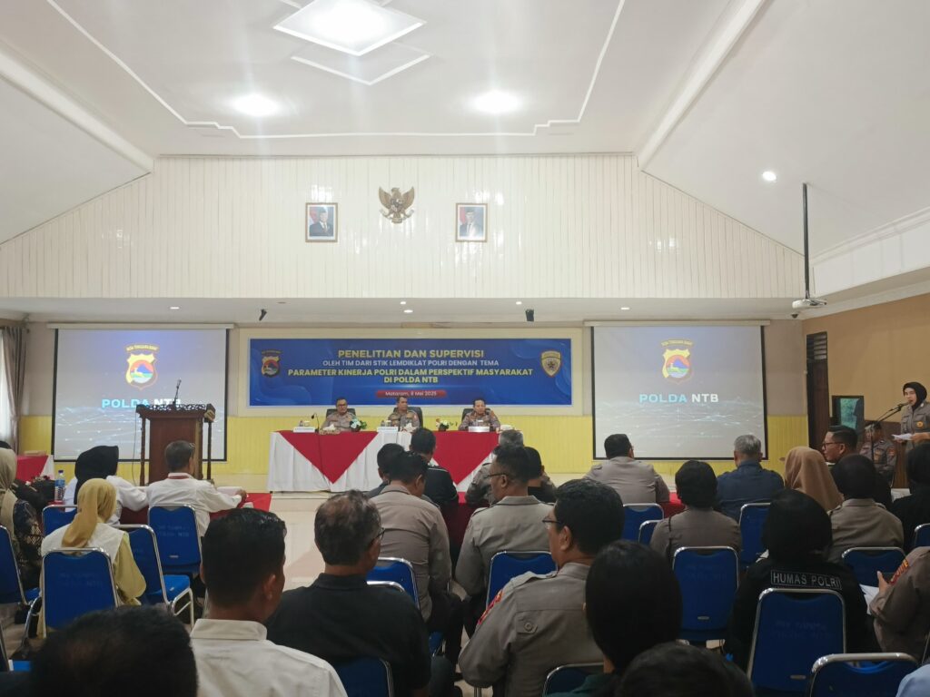 Tingkatkan Kepercayaan Publik, Tim STIK Lemdiklat Polri Lakukan Survei di Polda NTB dan Jajaran