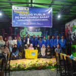 Laskar Merah Putih Perjuangan LMPP Bersama PMII Lombok Barat Komitmen Jaga Kamtibmas.