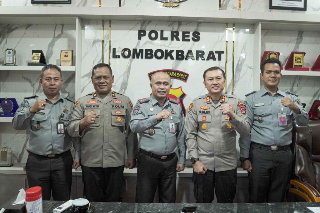 Perkokoh Sinergi, Kalapas Kunjungi Polres Lombok Barat