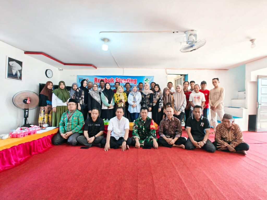 Babinsa Kejar Target Penurunan Stunting Lewat Sosialisasi di Desa Tambak Baru