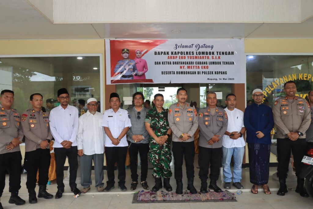 Kapolres Lombok Tengah Bersama PJU Laksanakan Kunker ke Polsek Kopang