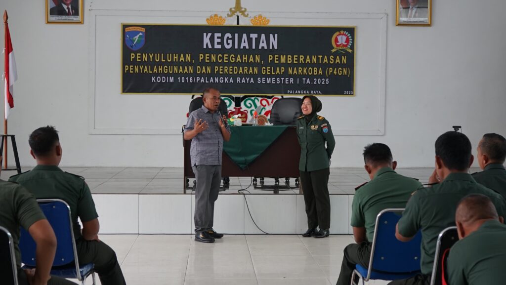 Perangi Narkoba, Kodim 1016/Plk Gelar Penyuluhan ,Pencegahan Pemberantasan, Penyalahgunaan dan Peredaran Gelap Narkoba