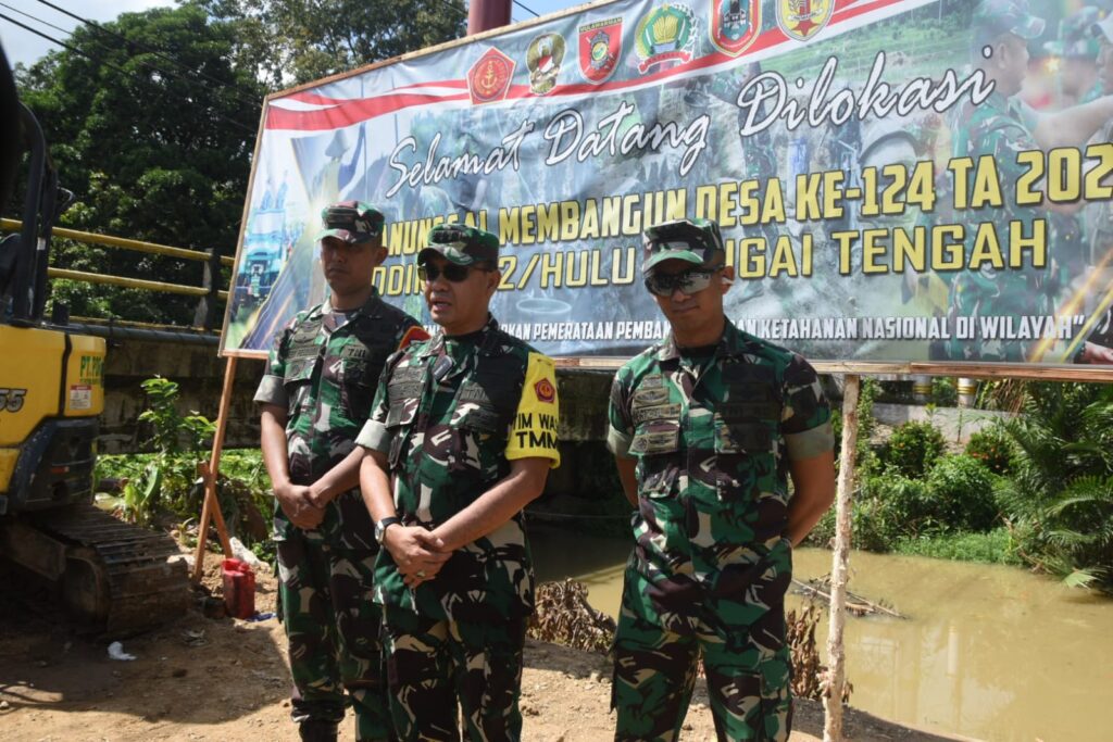 Kolonel Inf Sambas Tinjau TMMD ke-124 Kodim 1002/HST: Dorong Percepatan Akses Pertanian dan Perkebunan