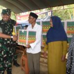 Kunjungan Kerja Itjenad, Satgas TMMD ke-124 Kodim 1002/HST Gelar Bakti Sosial