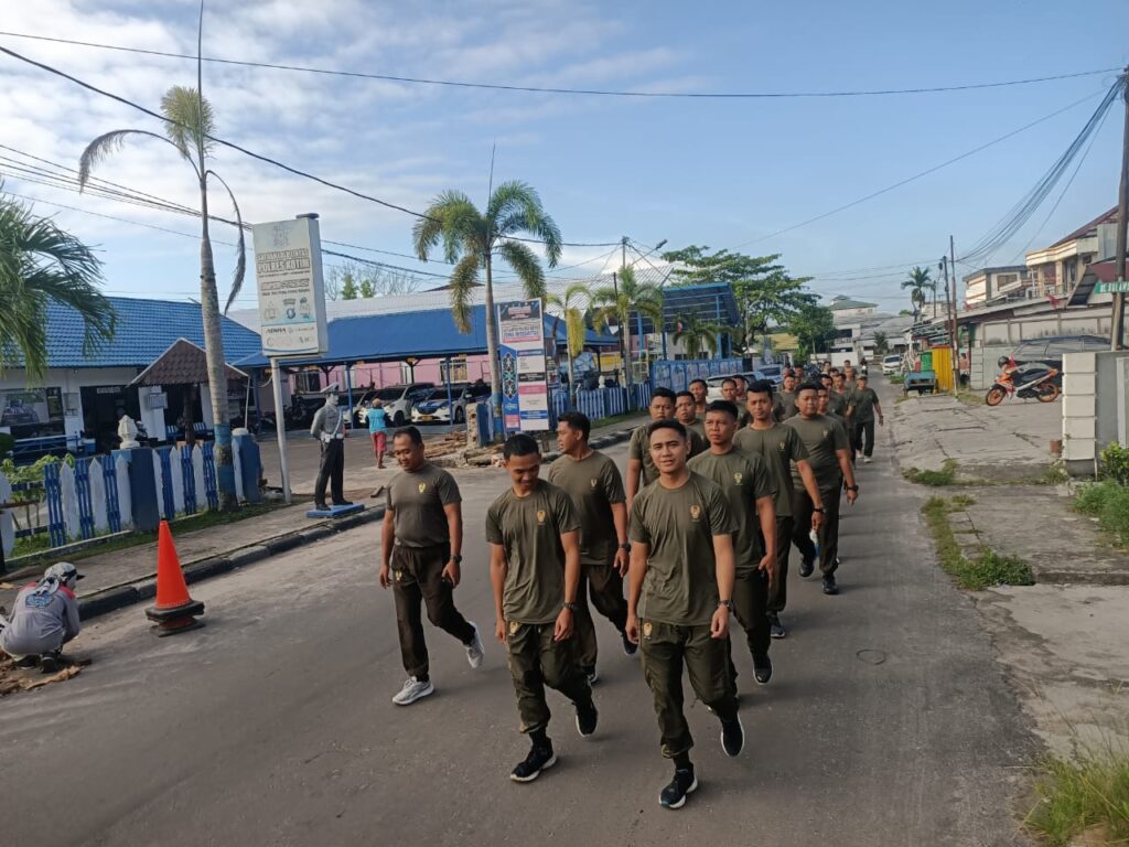 Jum’at Sehat,Personil Kodim 1015/Sampit Laksanakan Olahraga Bersama