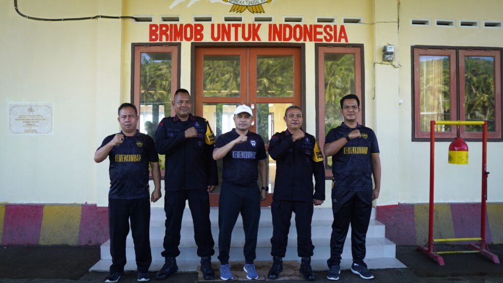Tingkatkan Sinergi Lintas Sektoral, Lapas Lombok Barat Kunjungi Kompi IV Batalyon A Pelopor Lombok Barat
