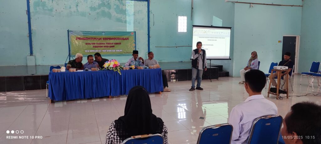 Desa Indrasari Martapura Bentuk Karang Taruna Baru, Babinsa Dukung Kiprah Pemuda Membangun Desa