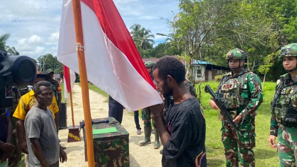 Eks OPM Yeremias Foumair Berikrar Setia Kembali ke Pangkuan NKRI