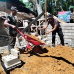 Soliditas TNI-Polri dalam Satgas TMMD HST: Bersama Rampungkan Rehab RTLH di Pengambau Hilir Luar