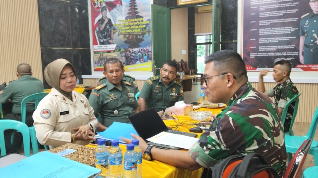 Kunjungan Tim Wasrik, Kodim 1606 Siap Tingkatkan Akuntabilitas