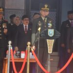 Dandim 1006/Banjar Pimpin Upacara Peringatan Harkitnas ke-117 dan HUT ke-76 Proklamasi Tentara ALRI Divisi IV Pertahanan Kalimantan