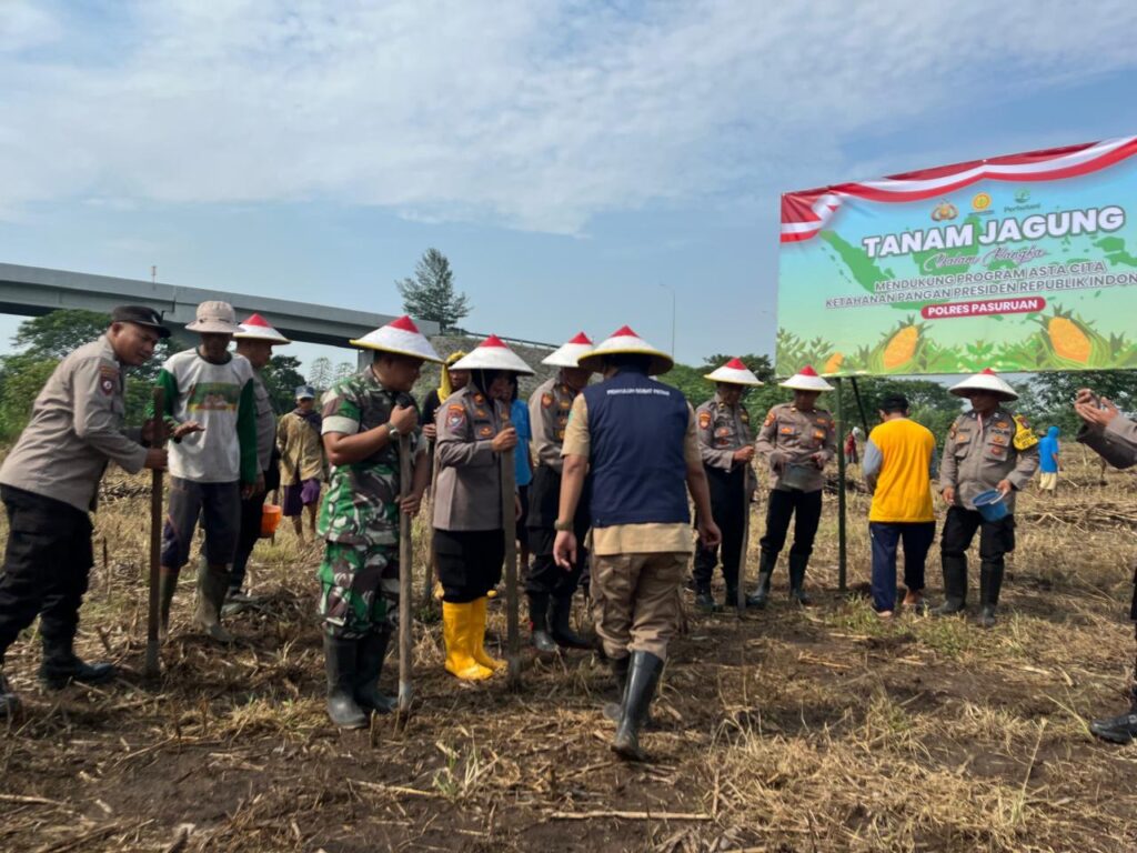 Kolaborasi TNI POLRI Dalam Rangka Hanpangan