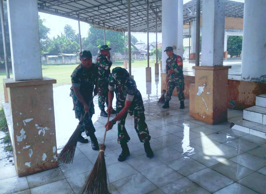 Sinergi TNI, POLRI dan Pemerintah Kecamatan, Bolo Gelar Aksi Kurvei di Lapangan Paruga Na’e