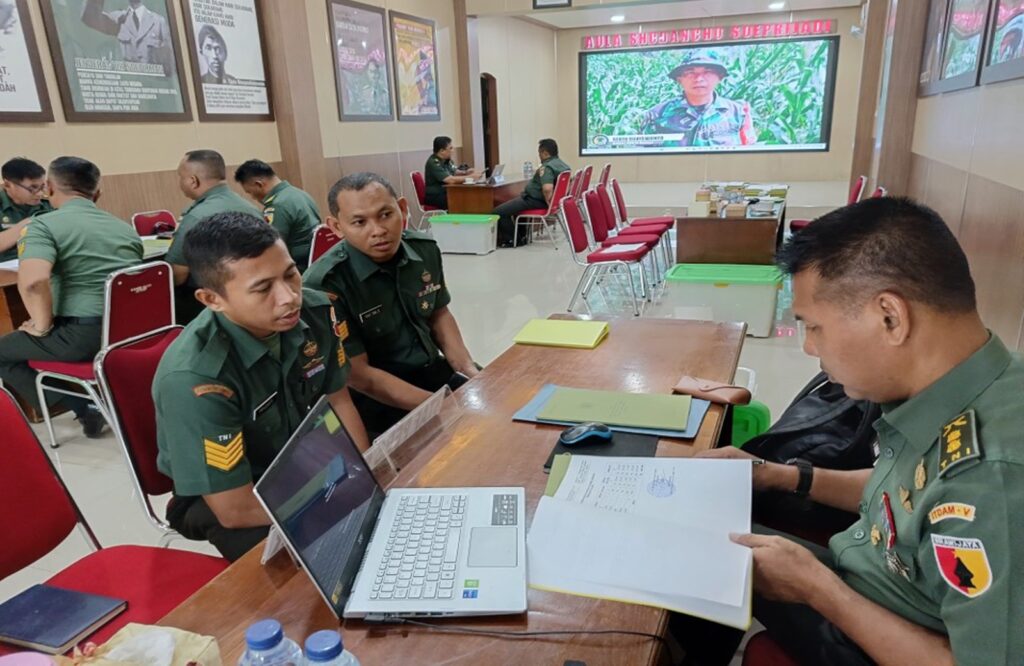 Kunjungan Tim Wasrik Itdam V/Brawijaya, Kodim 0808/Blitar Siap Tingkatkan Akuntabilitas